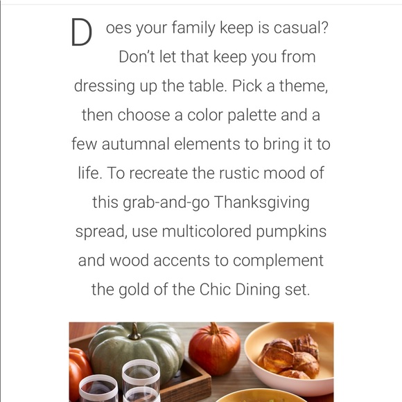 Tupperware Gold Chic Dining Set - Picture 8 of 8